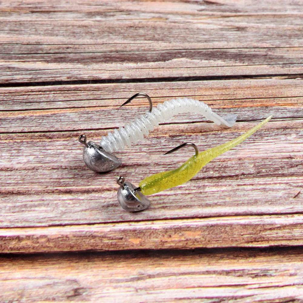 JOHNCOO Jig Head Jig Hooks – 10pcs Set - Fish & Cheaps | Fishing & Outdoor Gear