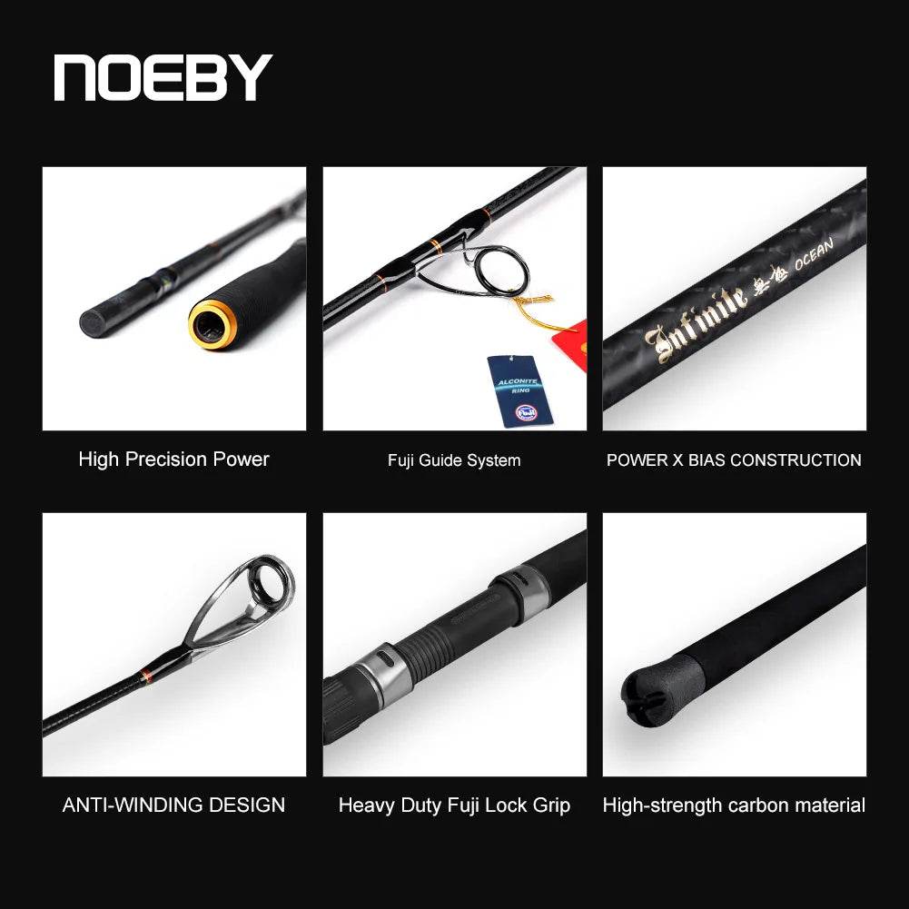 Noeby Ocean Popping Spinning Rod - Fish & Cheaps | Fishing & Outdoor Gear