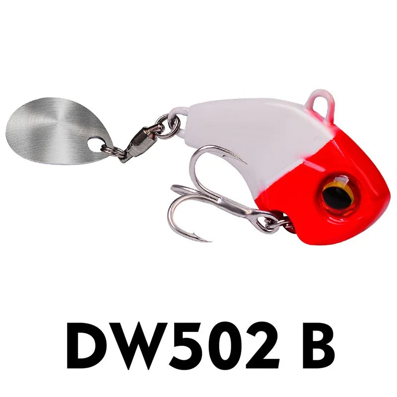 1pc Metal VIB Blade Lure 6g 15g 28g 3D Eyes Pencil Spoon Spinner Balancer Fishing Lure Hard Bait Fishing Tackle with Hook