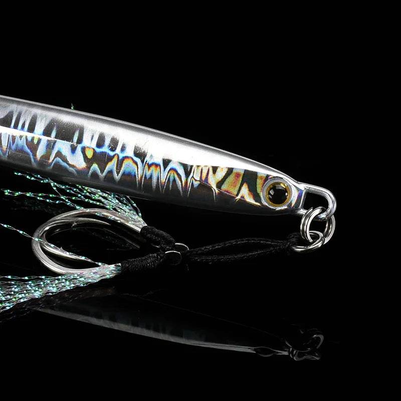 ALLBLUE SLOWER Long Metal Jig – Premium Slow Cast Spoon - Fish & Cheaps | Fishing & Outdoor Gear