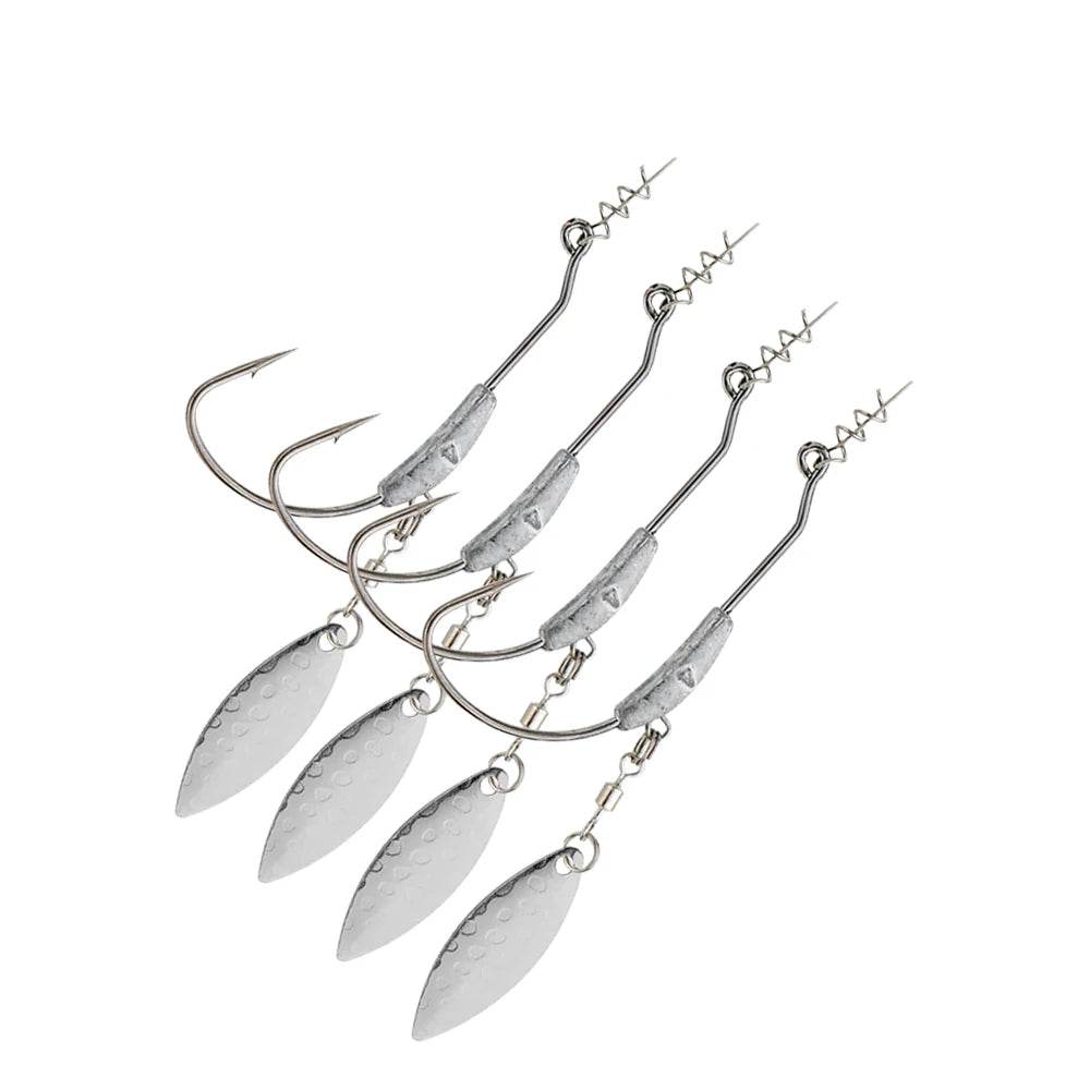 JOHNCOO 2–9g Crank Offset Jig Hooks – 8 Pack - Fish & Cheaps | Fishing & Outdoor Gear