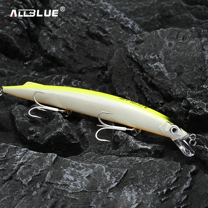 ALLBLUE SPRINT 195S Sinking Minnow Longcast Jerkbait Fishing Lure 195mm 35G Off Shore Saltwater Sea Bass Artificial Bait Tackle