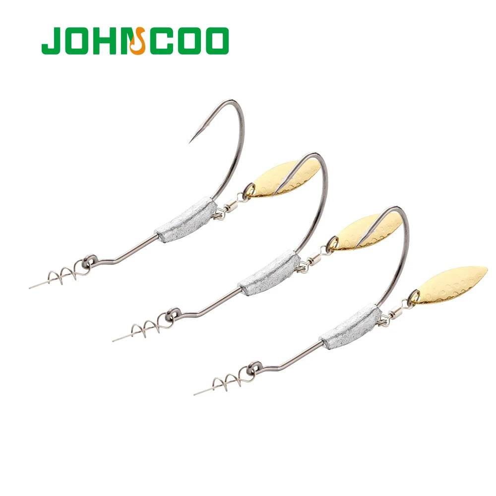 JOHNCOO Crank Hook Weighted Lure Set - Fish & Cheaps | Fishing & Outdoor Gear
