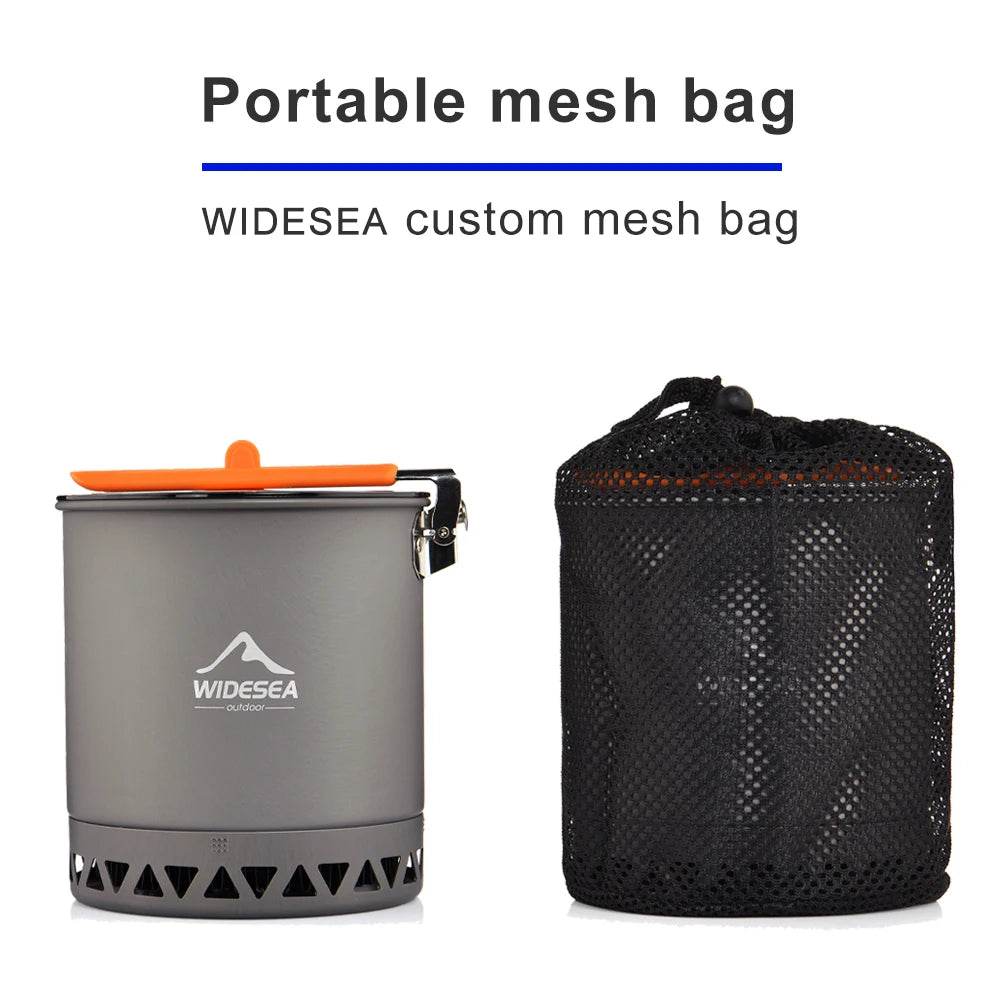 Widesea 1.6L Folding Pot — Compact Camp Cookware - Fish & Cheaps | Fishing & Outdoor Gear