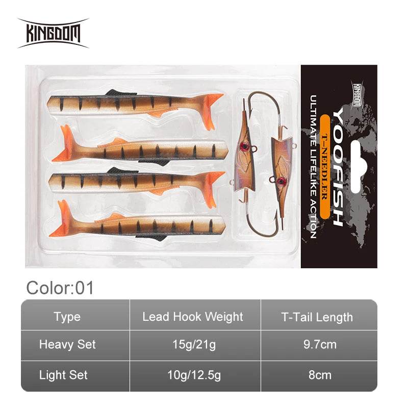 Kingdom T-NEEDLE Jig Soft Lures - Fish & Cheaps | Fishing & Outdoor Gear