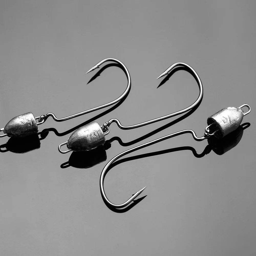 JOHNCOO 5pcs Swing Jig Heads - Fish & Cheaps | Fishing & Outdoor Gear