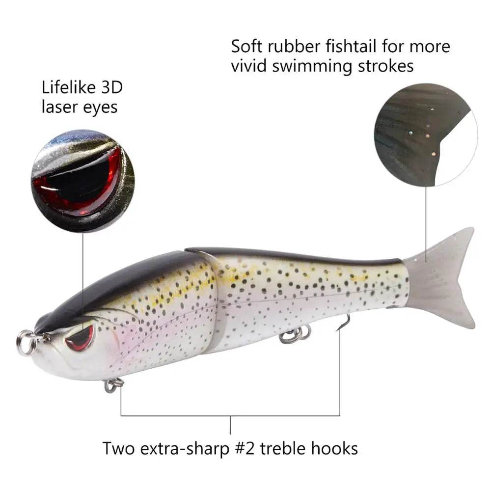 Bassdash Pike & Trout Glide Swimbait - Fish & Cheaps | Fishing & Outdoor Gear