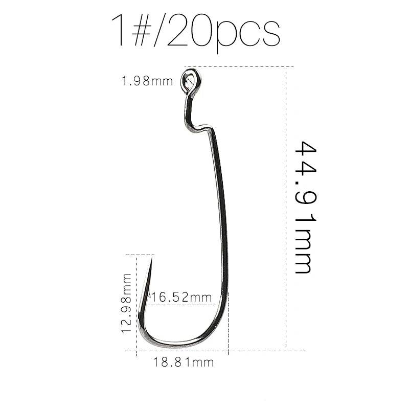 Supercontinent Offset Carbon Steel Crank Hooks – Big Rings - Fish & Cheaps | Fishing & Outdoor Gear