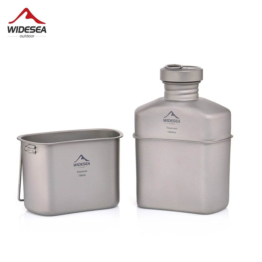 Widesea Titanium Lunch Box & Cookware Set - Fish & Cheaps | Fishing & Outdoor Gear