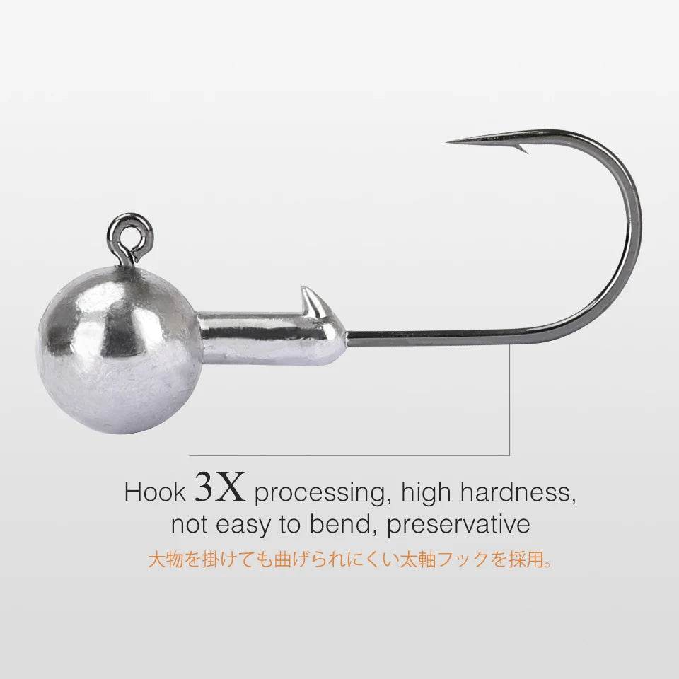 TSURINOYA Crank Lead Jig Head Hooks - Fish & Cheaps | Fishing & Outdoor Gear