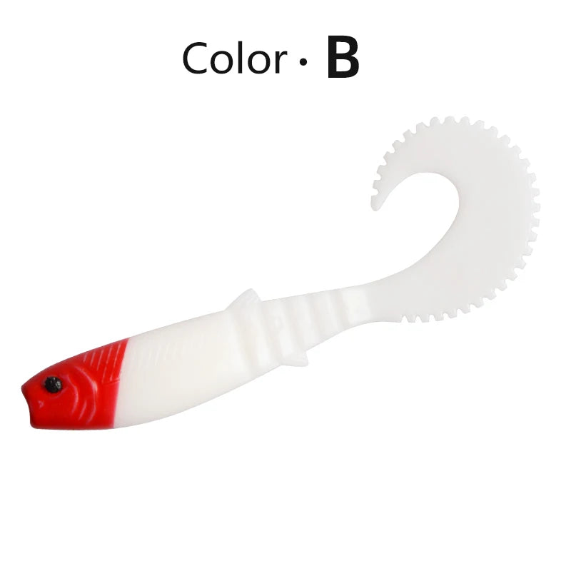 MEREDITH Cannibal Curved Tail Fishing Lures