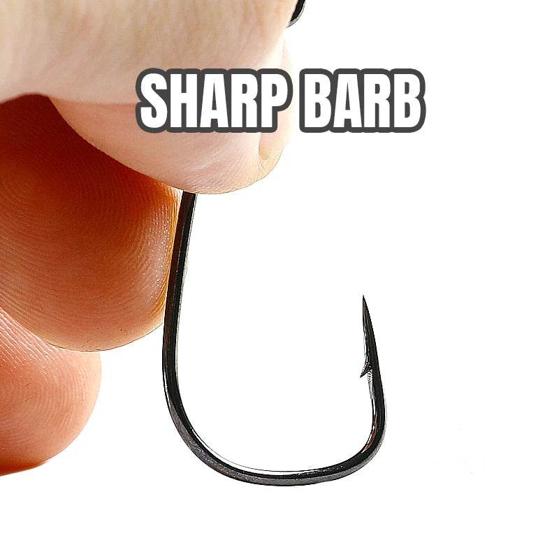 Supercontinent Offset Carbon Steel Crank Hooks – Big Rings - Fish & Cheaps | Fishing & Outdoor Gear