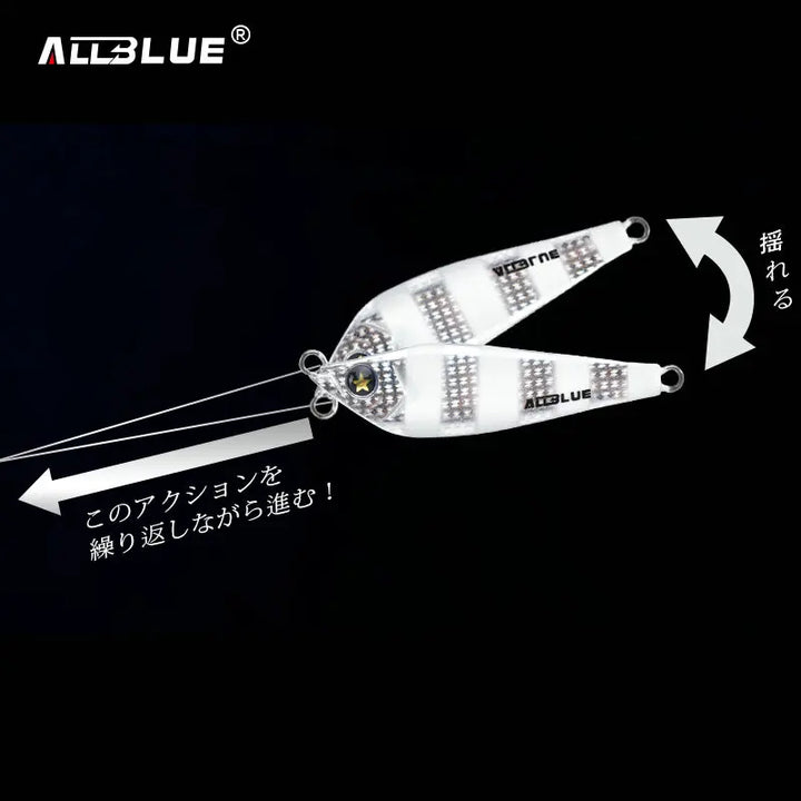 ALLBLUE ROCK 5G 7G Micro Metal Jig Shore Casting Jigging Spoon Crank Saltwater Fishing Lure Cast Artificial Bait Tackle