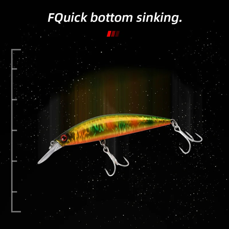ALLBLUE Heavy Weight Minnow 90mm/110mm Sinking Jerkbait Longcast Fishing Lure Saltwater Sea Bass Plastic Artificial Bait Tackle