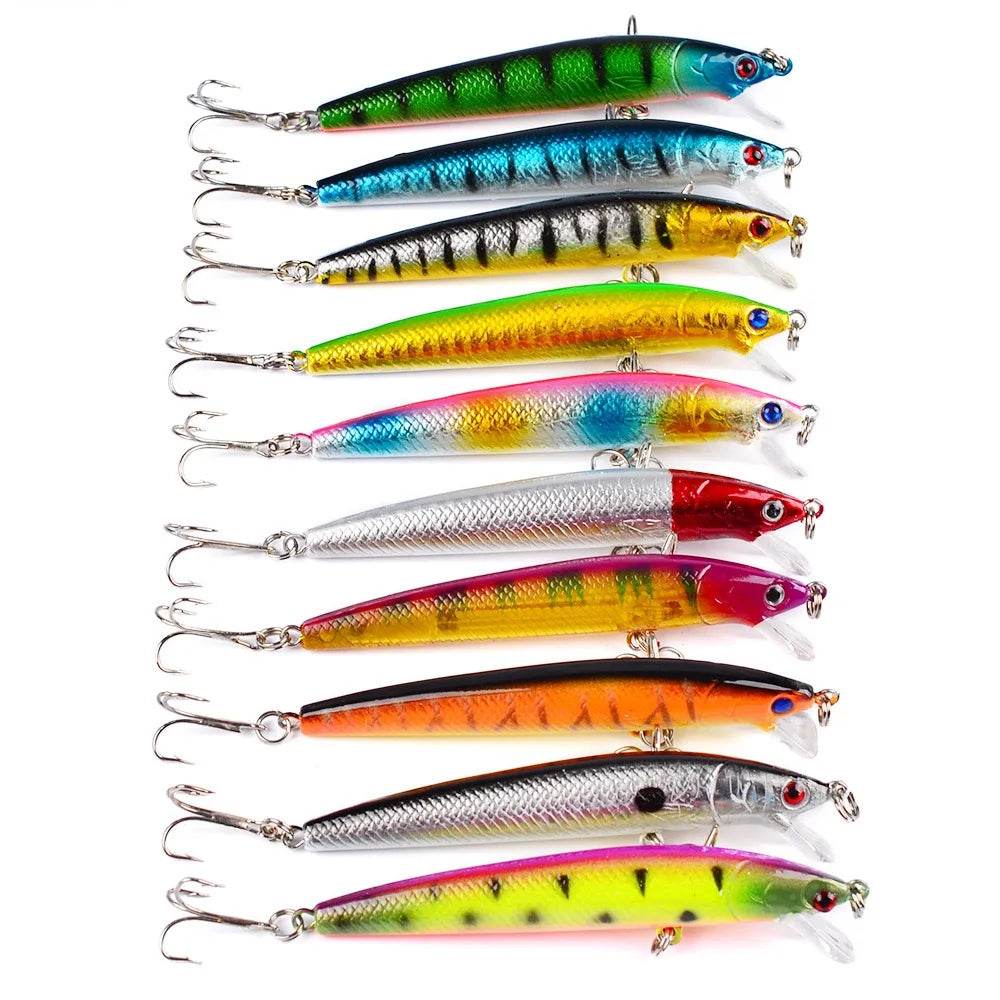 PROBEROS 10-Colour Floating Minnow Lure - Fish & Cheaps | Fishing & Outdoor Gear