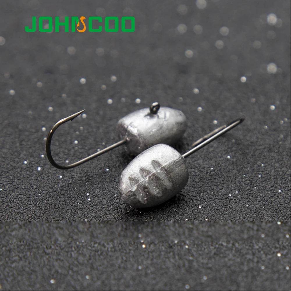 JOHNCOO Jig Head Hook Set – 10pcs - Fish & Cheaps | Fishing & Outdoor Gear