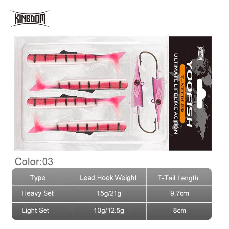 Kingdom T-NEEDLE Jig Soft Lures - Fish & Cheaps | Fishing & Outdoor Gear