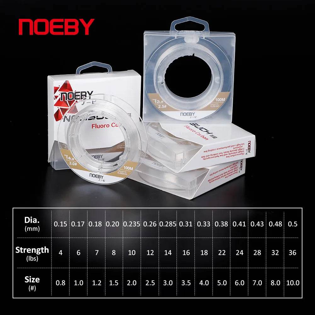 Noeby Fluorocarbon Leader Line - Fish & Cheaps | Fishing & Outdoor Gear