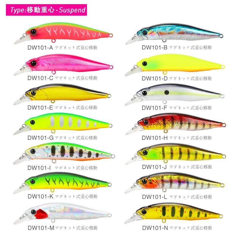 TSURINOYA 77SP Jerkbait – Precision Suspending Minnow - Fish & Cheaps | Fishing & Outdoor Gear