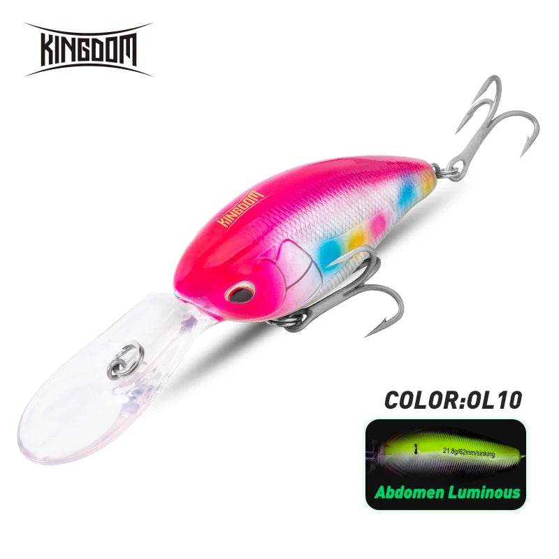 KINGDOM Kingpro OC-62 Big Crankbait - Fish & Cheaps | Fishing & Outdoor Gear