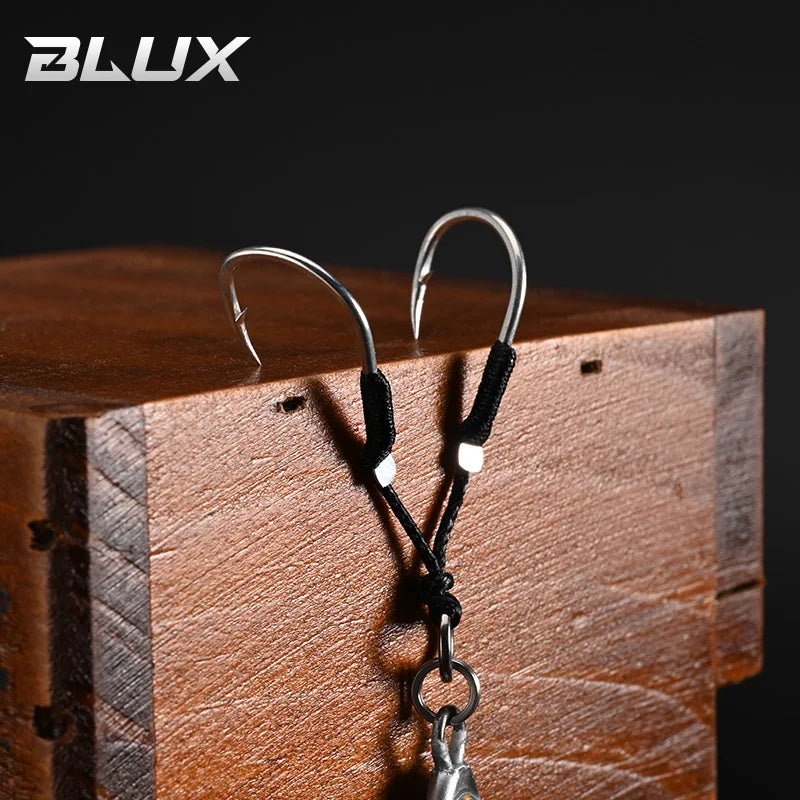 BLUX Slow Blatt Cast Slim Metal Jig 15g 20g 30g Fishing Lure Jigging Spoon Off Shore Rock Saltwater Bass Artificial Baits