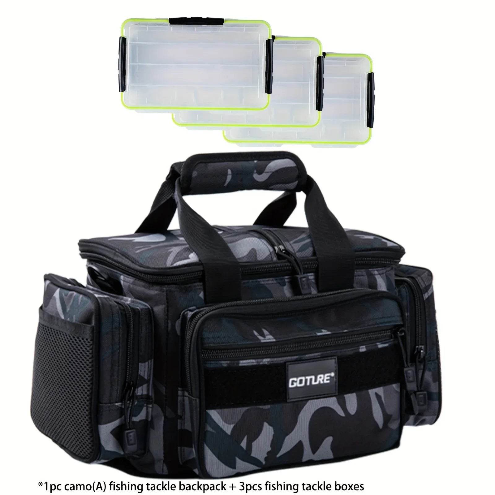 Goture Waterproof Fishing Bag – 3 Box Outdoor Backpack - Fish & Cheaps | Fishing & Outdoor Gear