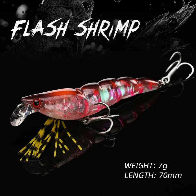 ALLBLUE 3D Flash Shrimp Minnow - Fish & Cheaps | Fishing & Outdoor Gear