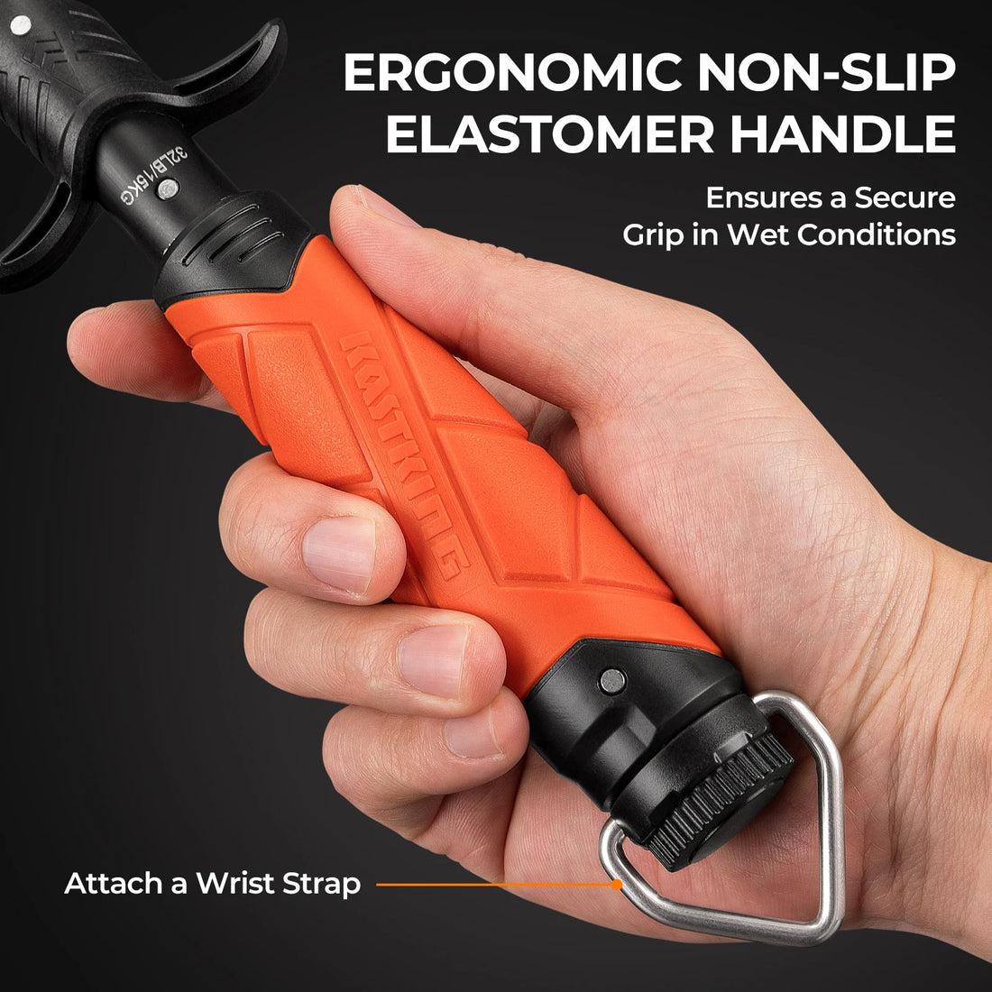 KastKing Paradox 11" Stainless Steel Lip Grip with Integrated Scale
