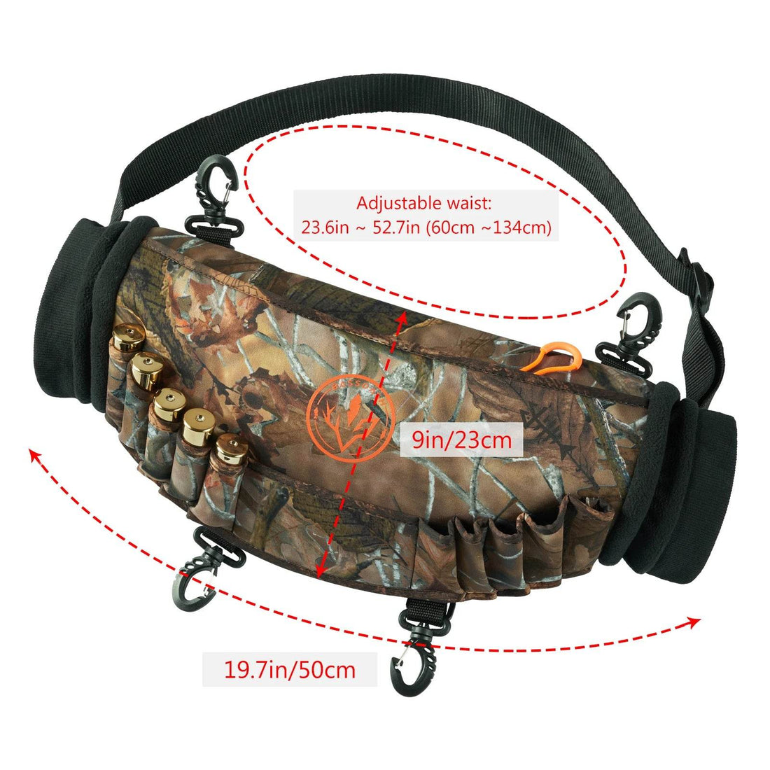 Bassdash Camo Hunting Muff – Fleece Lined Hand Warmer - Fish & Cheaps | Fishing & Outdoor Gear