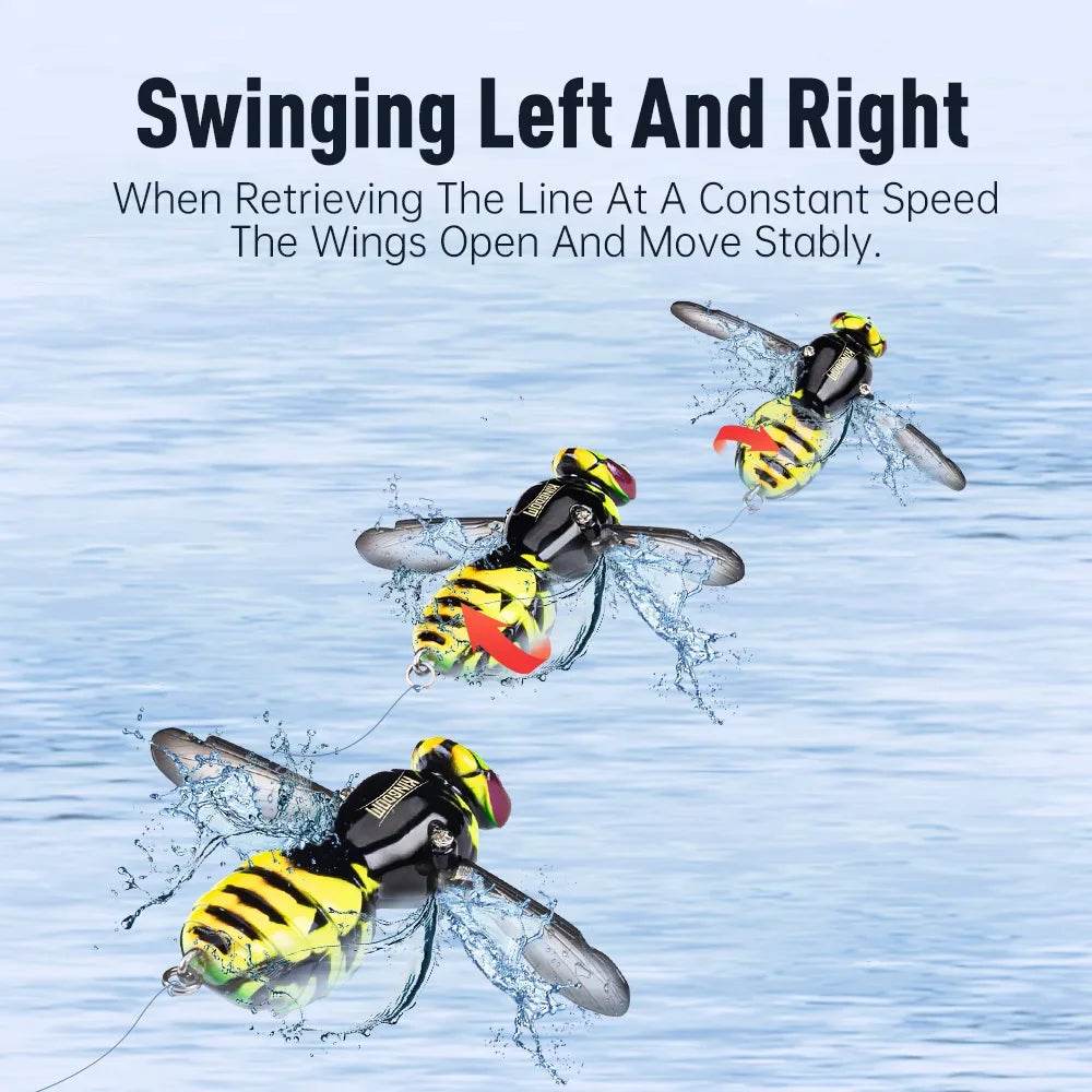 Kingdom Floating Wasp Bait – Ultra-Realistic Insect Lure - Fish & Cheaps | Fishing & Outdoor Gear