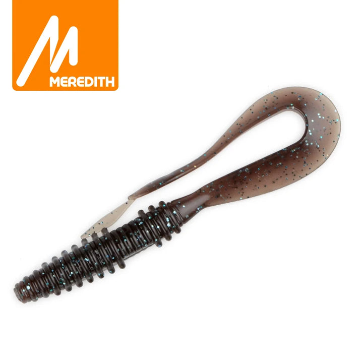Meredith Mad Wag 7.5cm 1.8g 20pcs Fishing Soft Lures Fishing Artificial Soft Bait Predator Tackle Lures Soft Fishing Lures