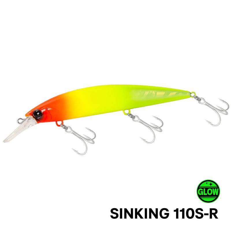 TSURINOYA WIZARD 110S Heavy Casting Minnow Lure - Fish & Cheaps | Fishing & Outdoor Gear