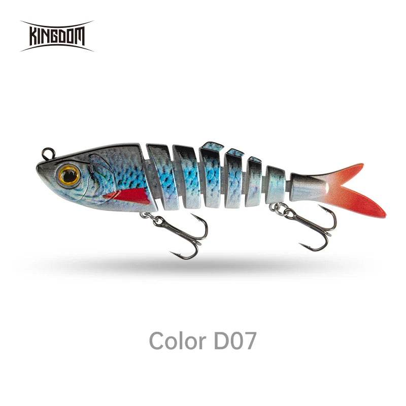 Kingdom Barbecue-L Multi Jointed Fishing Lure - Fish & Cheaps | Fishing & Outdoor Gear
