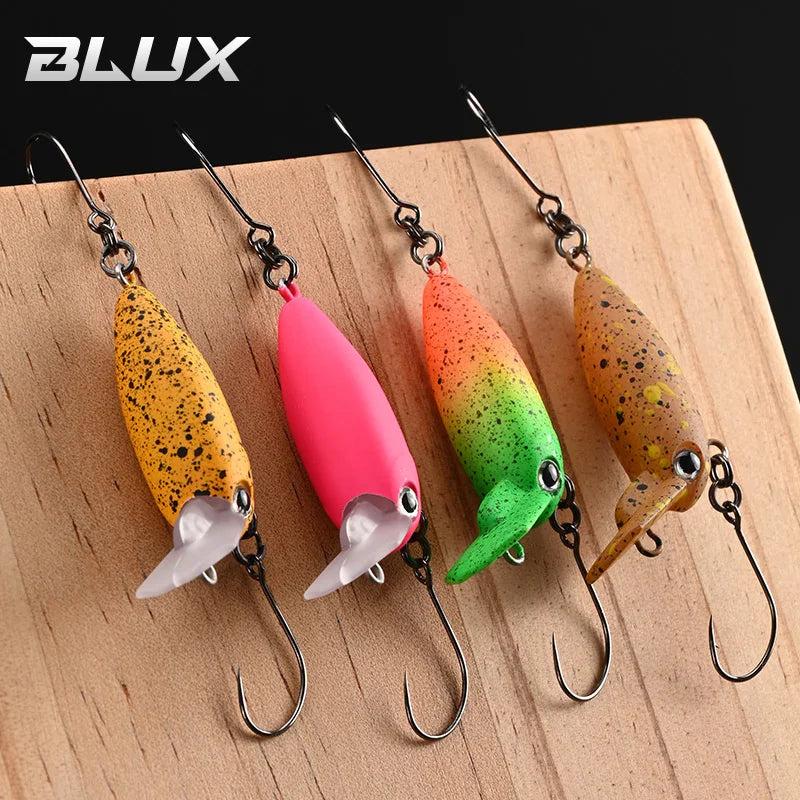 BLUX MANGO S Crankbait 2.7g 30mm Area Trout UssA Wobbler Over Head Lip Crank Fishing Lure Freshwater Artificial Hard Bait