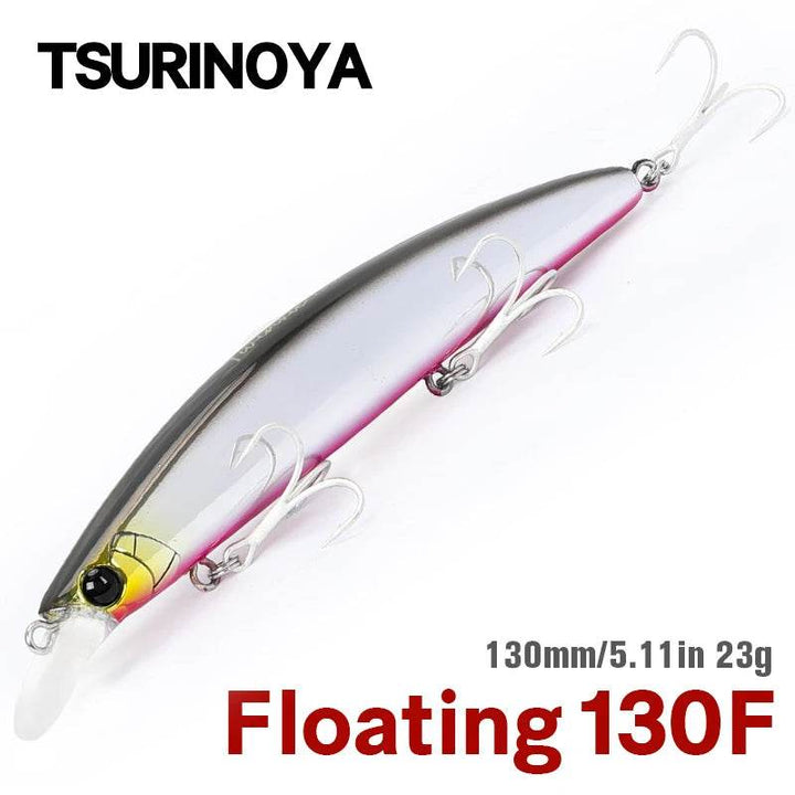 TSURINOYA Twinkle 130F Floating Minnow Lure - Fish & Cheaps | Fishing & Outdoor Gear