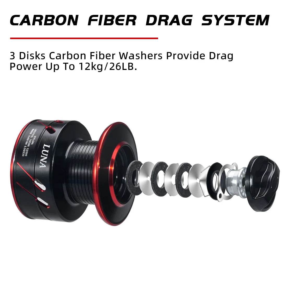 SeaKnight Baitrunner Carp Reel – LUNA 4000/5000/6000 - Fish & Cheaps | Fishing & Outdoor Gear