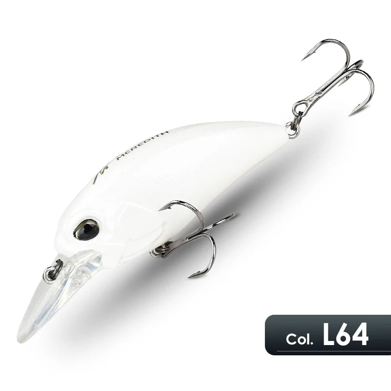 MEREDITH 6.5cm 14g JERK CRANK Wobblers Crank Fishing Lure Artificial Minnow Jerkbait Floating Hrad Lure For Trout Fishing Bait
