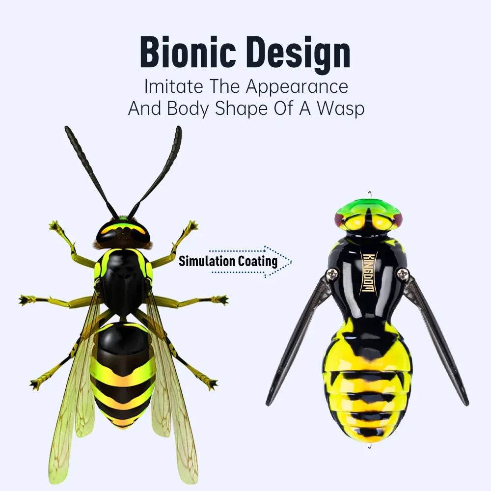 Kingdom Floating Wasp Bait – Ultra-Realistic Insect Lure - Fish & Cheaps | Fishing & Outdoor Gear