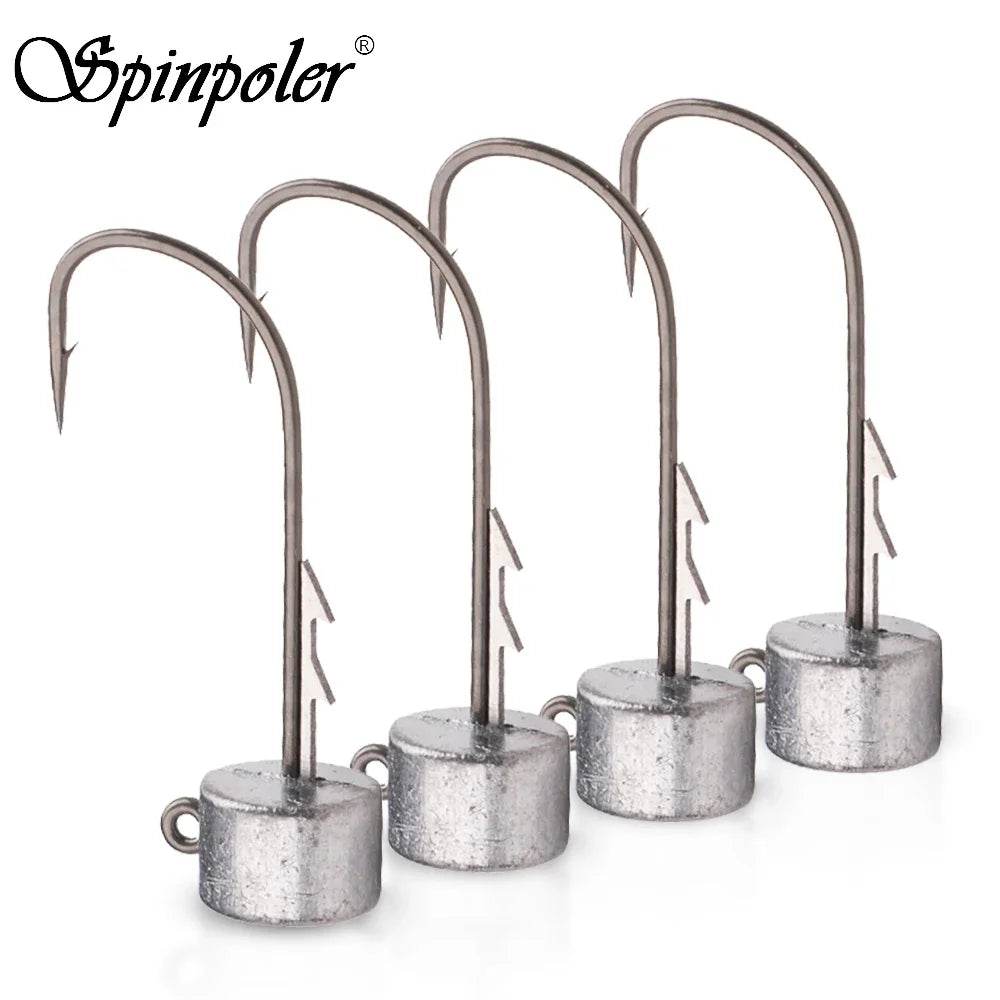 Spinpoler Ned Rig Jig Heads – Ultra-Sharp Barbed Precision - Fish & Cheaps | Fishing & Outdoor Gear