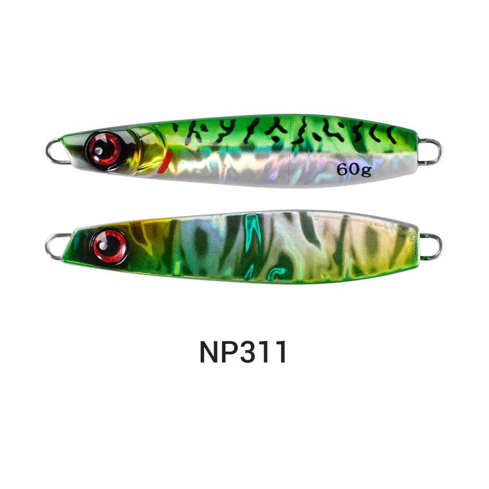 Noeby Metal Jig Lure 60g – Tail Spinner Jig - Fish & Cheaps | Fishing & Outdoor Gear