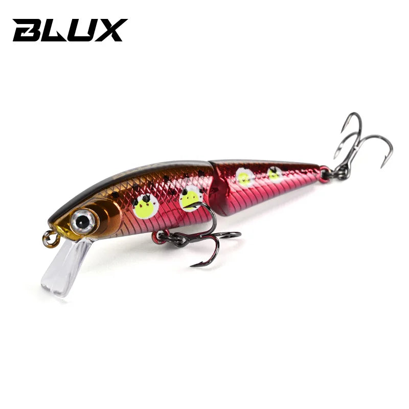 BLUX DR. Minnow Joint 50S Swimbait 50mm 3.2g Sinking Wobbler Fishing Lure Artificial Hard Bait for Pike Bass Trout