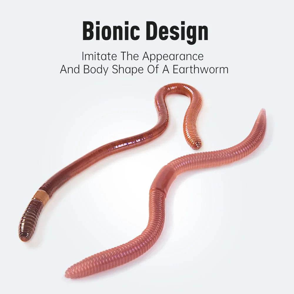 Kingdom Earthworm Soft Lure – Lifelike Precision Fishing Bait - Fish & Cheaps | Fishing & Outdoor Gear