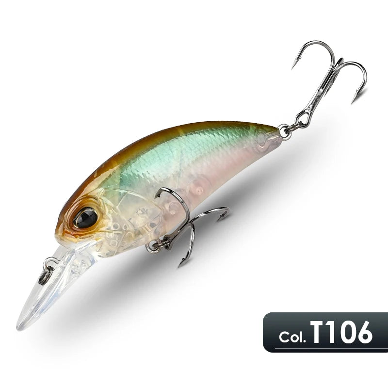MEREDITH 6.5cm 14g JERK CRANK Wobblers Crank Fishing Lure Artificial Minnow Jerkbait Floating Hrad Lure For Trout Fishing Bait