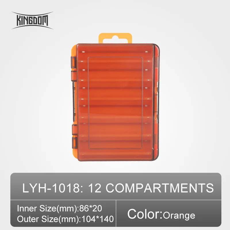 KINGDOM Double-Sided Fishing Tackle Box - Fish & Cheaps | Fishing & Outdoor Gear