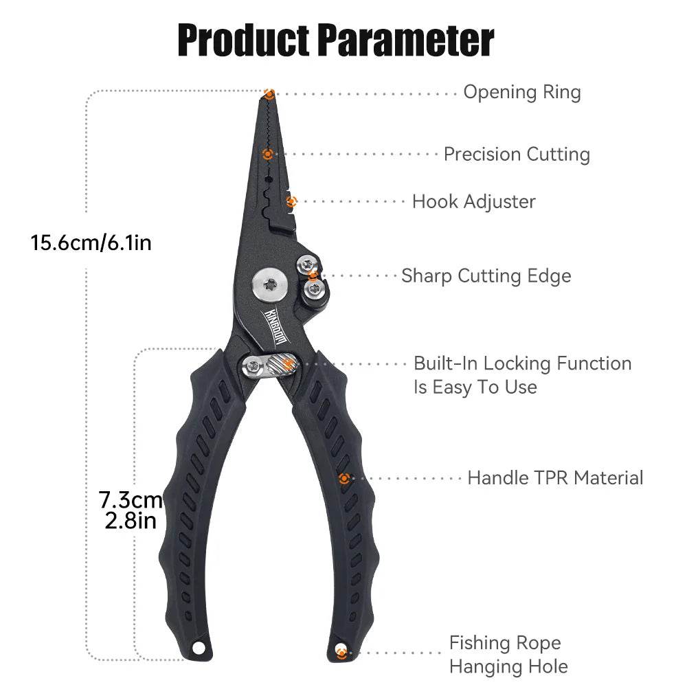 Kingdom Fishing Pliers – Multifunctional Tackle Tool - Fish & Cheaps | Fishing & Outdoor Gear