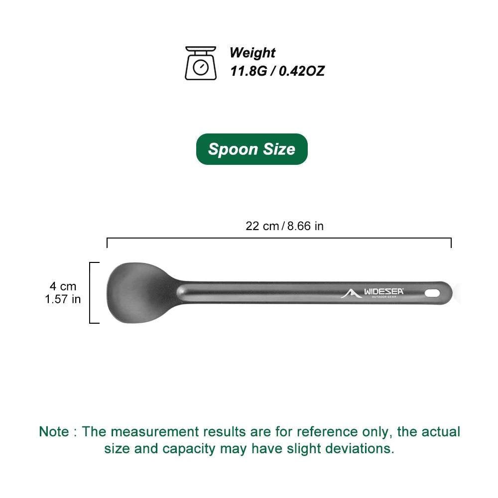 Widesea Lightweight Aluminium Camping Spoon - Fish & Cheaps | Fishing & Outdoor Gear