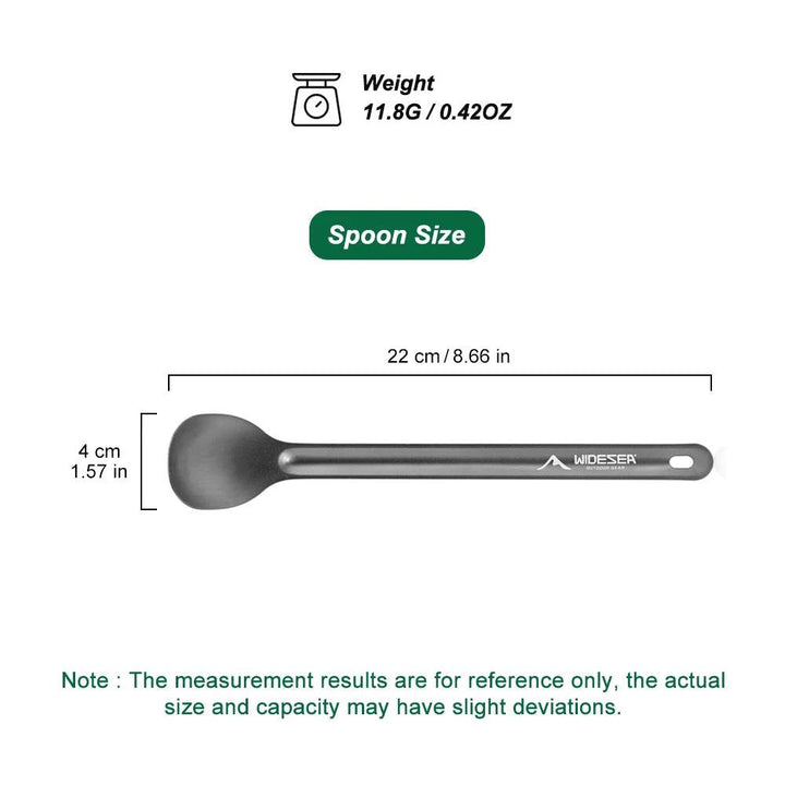 Widesea Lightweight Aluminium Camping Spoon - Fish & Cheaps | Fishing & Outdoor Gear