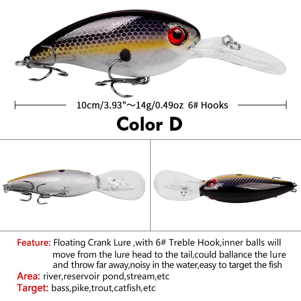PROBEROS Minnow 10cm Crankbait – Proven Topwater Action - Fish & Cheaps | Fishing & Outdoor Gear