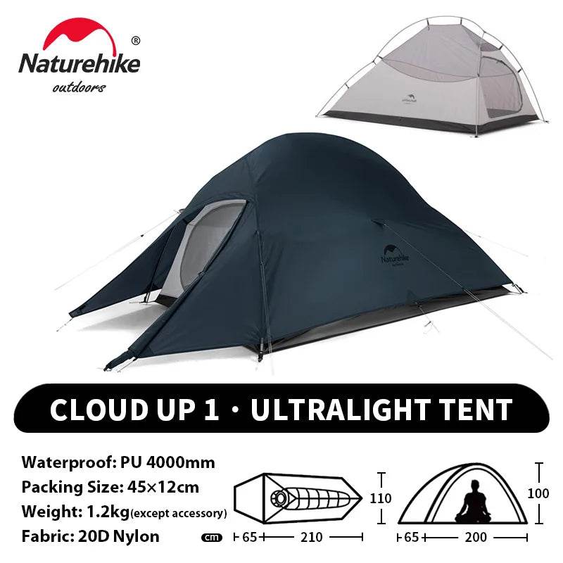 Naturehike Cloud Up 1 Ultralight Tent - Fish & Cheaps | Fishing & Outdoor Gear