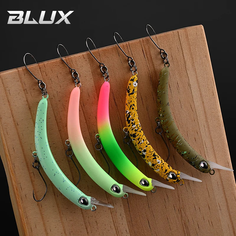 BLUX BANANA 60XS Crankbait 4g 60mm BFS Area Trout Wobbler Fishing Lure Freshwater Minnow Crank Artificial Hard Bait Tackle